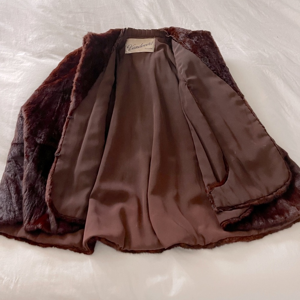 Vintage Mink Shawl
